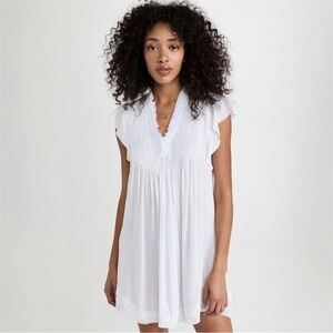 Poupette St. Barth Sasha White Mini Dress